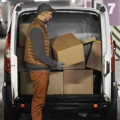 side-view-man-loading-car-with-packages